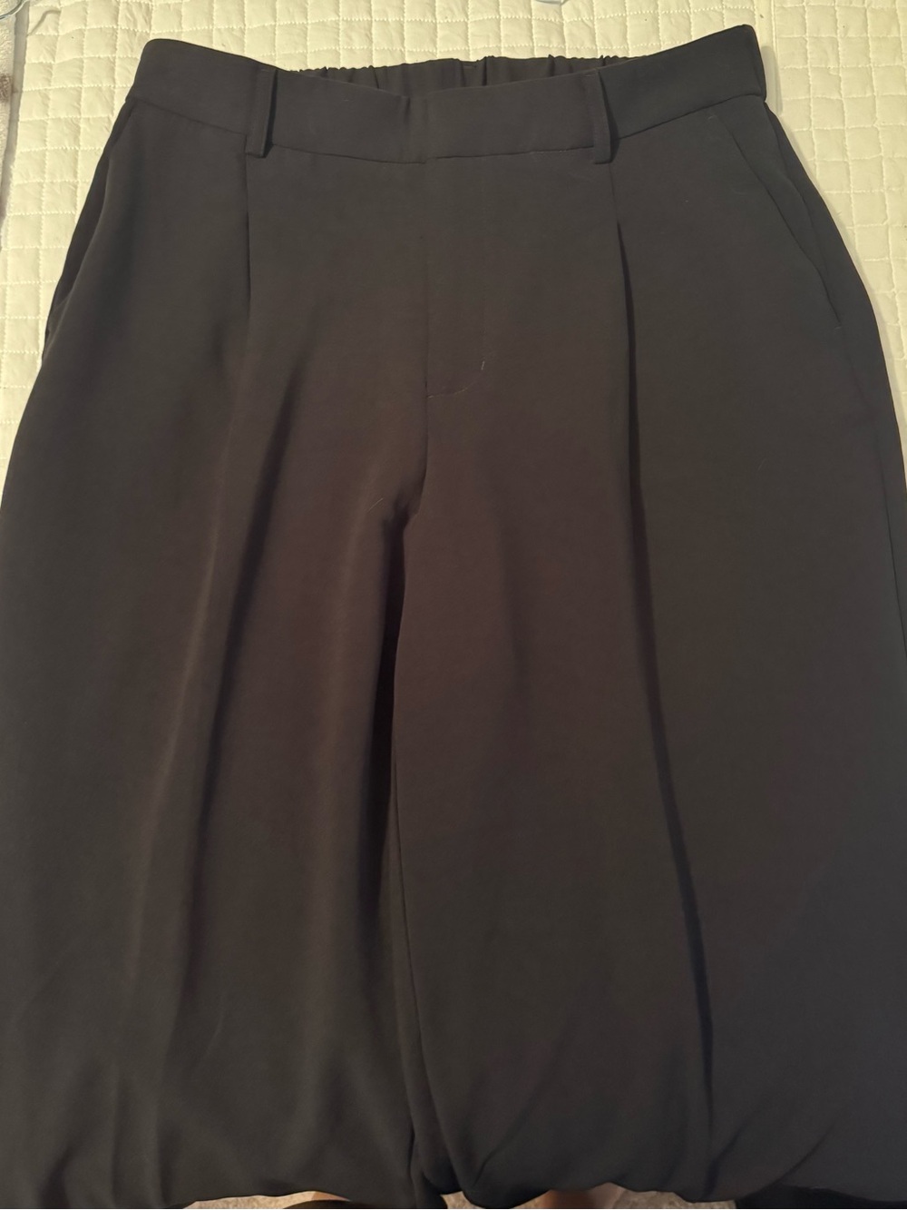 a new day Black Sleeveless Vest and Straight-Leg Pants - Picture 3 of 3